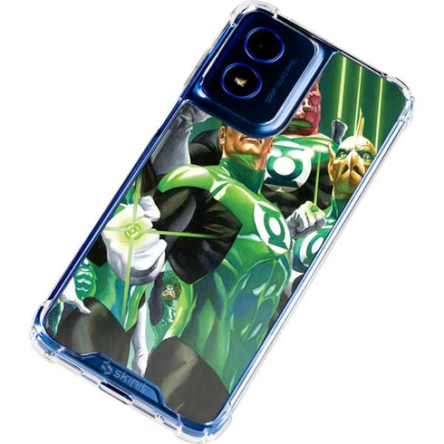 DC Comics Green Lantern Corps Team Art by Alex Ross Moto G 5G (2024) Clear Case